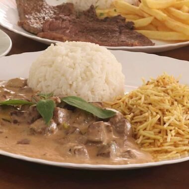 Picanha Steak With Rice And Beans